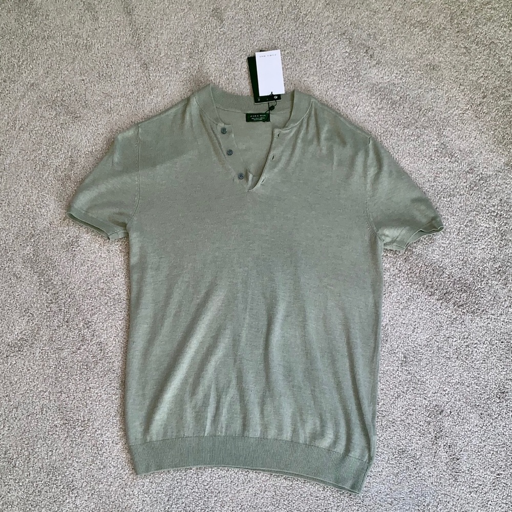 Men’s - Zara Short Sleeve Sweater  - Size L
